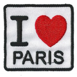 Aufnäher Patch Bügelbild I love Paris