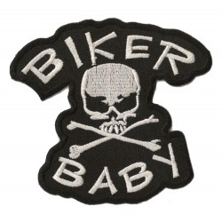 Aufnäher Patch Bügelbild Biker Baby