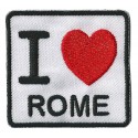 Patche écusson thermocollant I love Rome