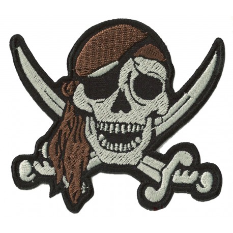 Iron-on Patch Pirate