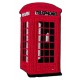 Iron-on Patch telephone booth