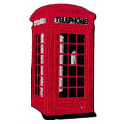 Iron-on Patch telephone booth