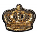 Iron-on Patch sequins royal crown