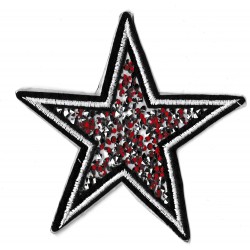 Iron-on Patch beaded star