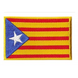 Aufnäher Patch Flagge Bügelbild  Katalonien