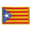Aufnäher Patch Flagge Bügelbild  Katalonien