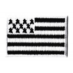 Iron-on Flag Small Patch Brittany