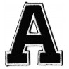 Aufnäher Patch Bügelbild Letter Buchstaben