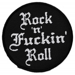 Rock and Fuckin' Roll  official woven patch