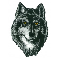Patche écusson Loup brodé