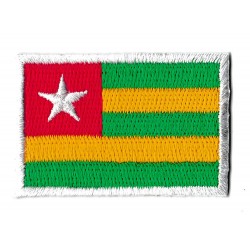 Patche écusson petit drapeau Togo