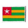 Parche bandera pequeño termoadhesivo Togo