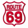 Aufnäher Patch Bügelbild Route 69