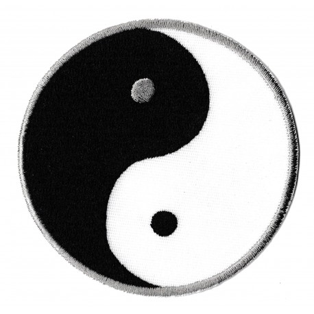 Toppa  termoadesiva yin yang