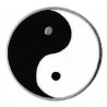 Patche écusson thermocollant ying yang