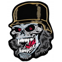 Iron-on Back Patch Skull Military