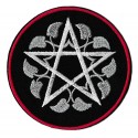 Iron-on Patch witchcraft pentacle