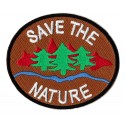 Aufnäher Patch Bügelbild Save the Nature