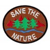 Patche écusson thermocollant Save the Nature