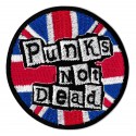 Aufnäher Patch Bügelbild Punks not dead