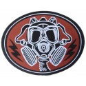 Iron-on Back Patch nuclear radioactive mask