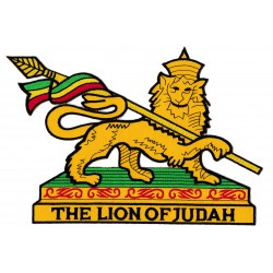 Parche trasero grande termoadhesivo The Lion of Judah