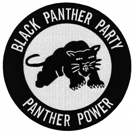 Patche dorsal thermocollant black panther party