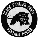 Parche trasero grande termoadhesivo black panther party