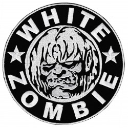 Iron-on Back Patch White Zombie