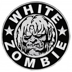 Parche trasero grande termoadhesivo White Zombie