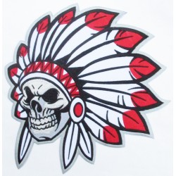 Iron-on Back Patch Sioux Indian