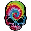 Iron-on Back Patch psychedelic skull