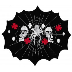 Patche dorsal tatouage toile d'araignée