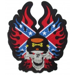 Iron-on Back Patch Confederate southern soldier