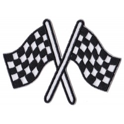 Iron-on Patch racing flags arrival