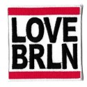 Iron-on Patch love BRLN Berlin