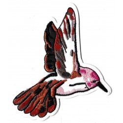 Aufnäher Patch Bügelbild Vogel Kolibri