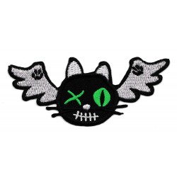 Iron-on Patch flying cat