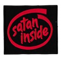 Aufnäher Patch Bügelbild Satan Inside