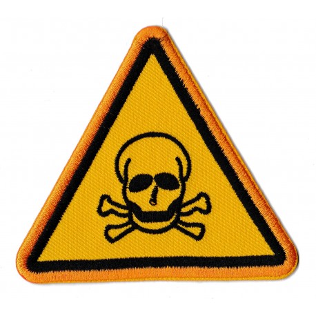 Iron-on Patch Danger