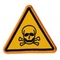Parche termoadhesivo Danger tóxico