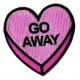 Parche termoadhesivo corazón go away