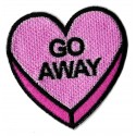 Parche termoadhesivo corazón go away