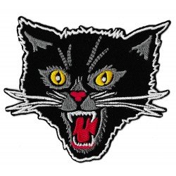 Iron-on Patch black cat