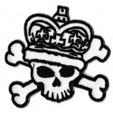Iron-on Patch Crowned Skull
