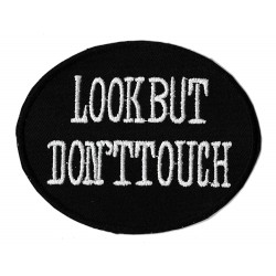 Iron-on Patch look but don't touch