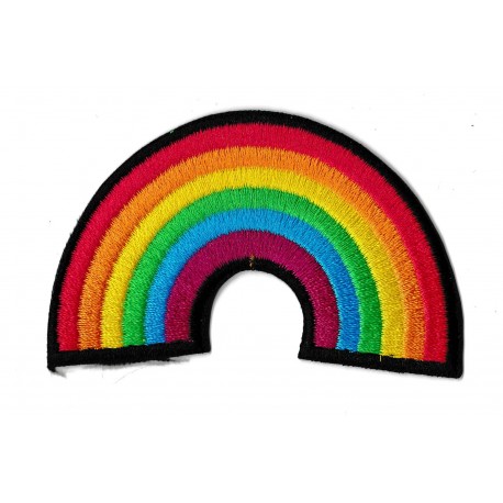 Iron-on Patch Smiley Rainbow