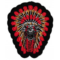 Iron-on Patch Indian skull