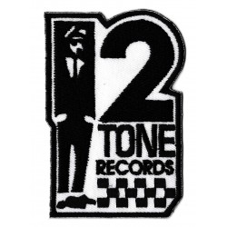 Patche écusson 2 tones records Ska nutty skins