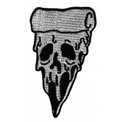 Iron-on Patch pizza ghost